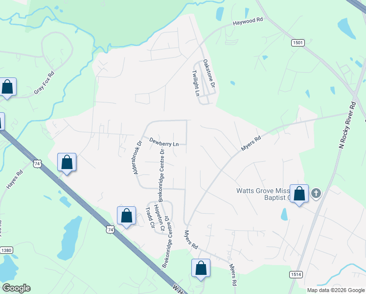 map of restaurants, bars, coffee shops, grocery stores, and more near 3015 Queensdale Drive in Monroe