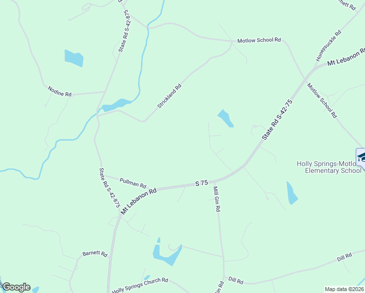 map of restaurants, bars, coffee shops, grocery stores, and more near 2440 Mount Lebanon Road in Campobello