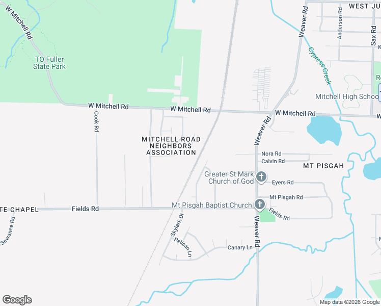 map of restaurants, bars, coffee shops, grocery stores, and more near 3482 Aaron Road in Memphis