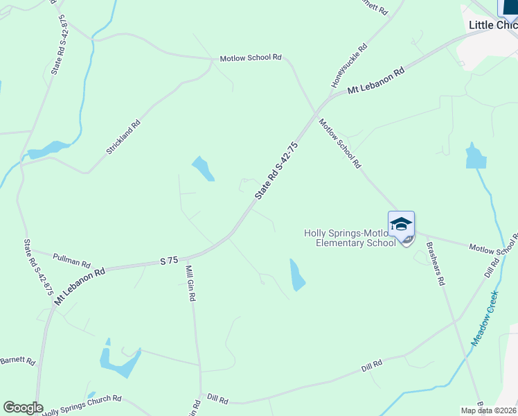 map of restaurants, bars, coffee shops, grocery stores, and more near 103 Cheyenne Ridge Trail in Campobello