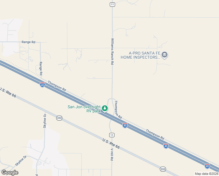 map of restaurants, bars, coffee shops, grocery stores, and more near 51 Williams Ranch Road in Edgewood