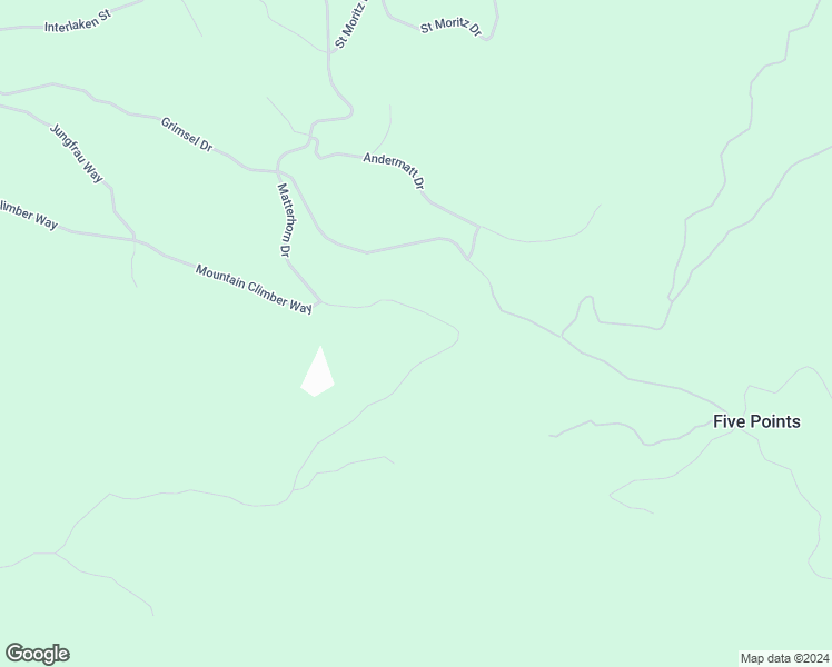 map of restaurants, bars, coffee shops, grocery stores, and more near Matterhorn Drive in Kern County