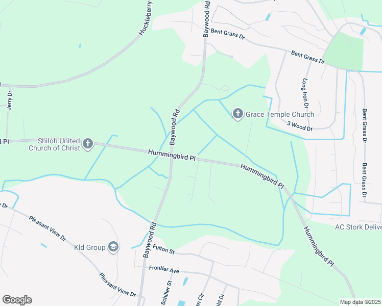 map of restaurants, bars, coffee shops, grocery stores, and more near 4445 Hummingbird Place in Fayetteville