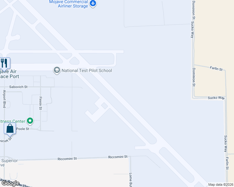 map of restaurants, bars, coffee shops, grocery stores, and more near 1898 Sabovich Street in Mojave