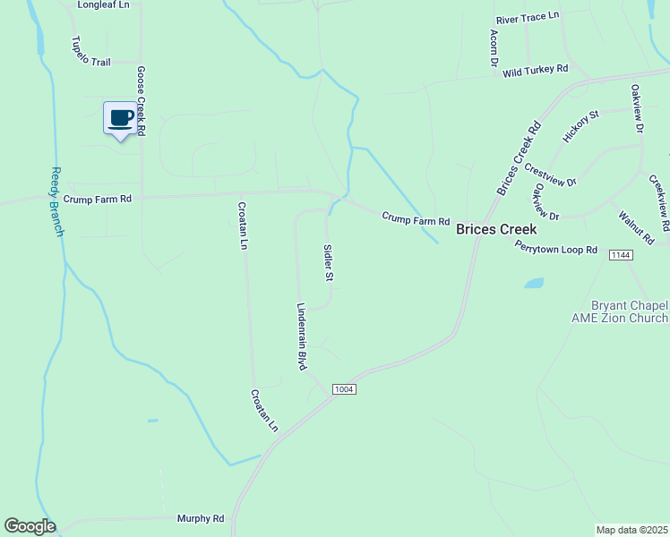 map of restaurants, bars, coffee shops, grocery stores, and more near 118 Sidler Street in New Bern