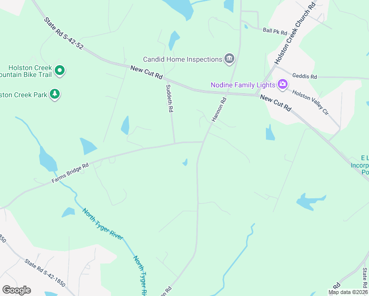 map of restaurants, bars, coffee shops, grocery stores, and more near 800-880 State Road S-42-774 in Inman