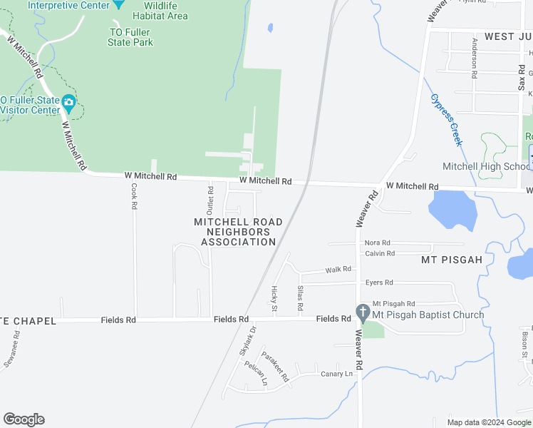 map of restaurants, bars, coffee shops, grocery stores, and more near 3441 Aaron Road in Memphis