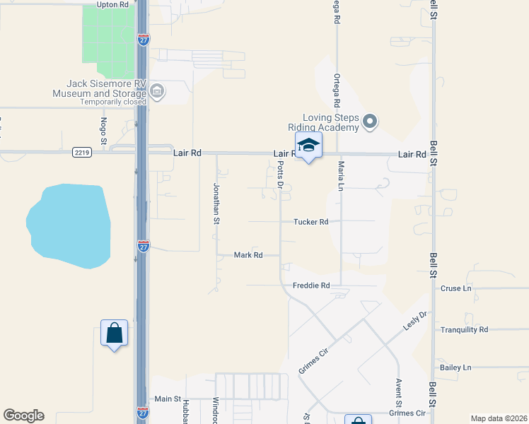 map of restaurants, bars, coffee shops, grocery stores, and more near 6703 Susie Road in Amarillo