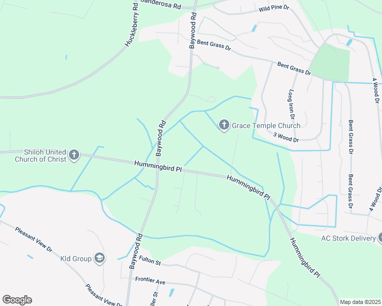 map of restaurants, bars, coffee shops, grocery stores, and more near 4445 Hummingbird Place in Fayetteville