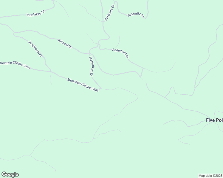 map of restaurants, bars, coffee shops, grocery stores, and more near Matterhorn Drive in Kern County