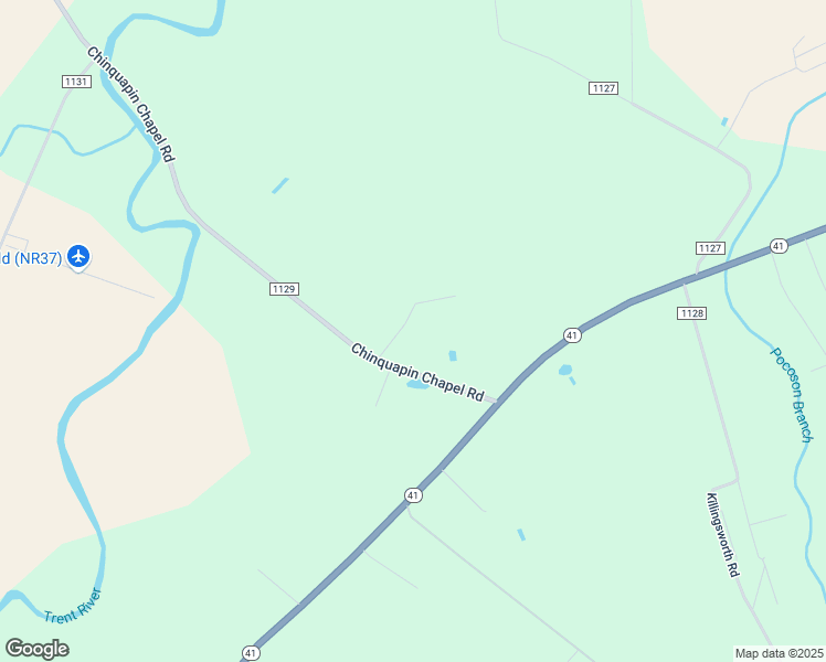 map of restaurants, bars, coffee shops, grocery stores, and more near 134 West Lane in Trenton