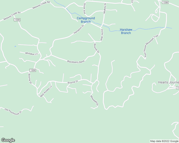 map of restaurants, bars, coffee shops, grocery stores, and more near 108 Clover Lane in Murphy