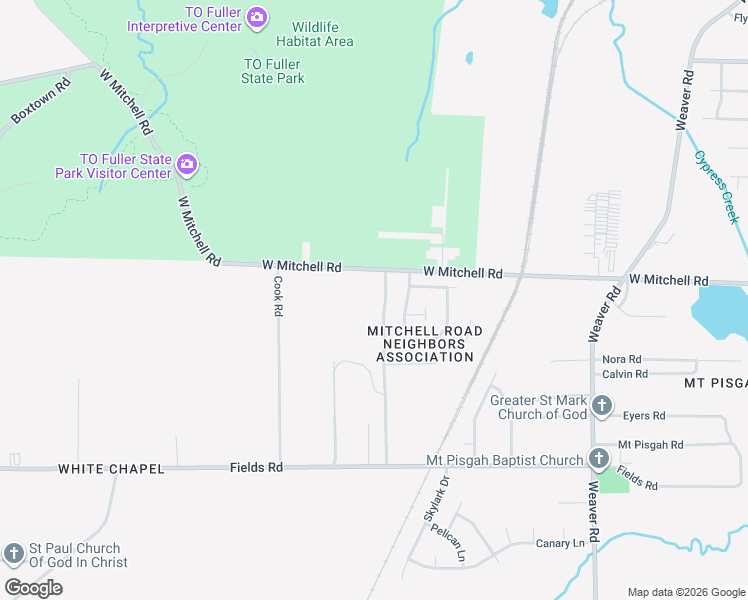 map of restaurants, bars, coffee shops, grocery stores, and more near 3435 Outlet Road in Memphis