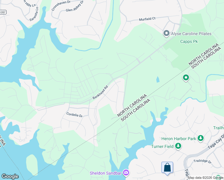 map of restaurants, bars, coffee shops, grocery stores, and more near 16114 Kelby Cove in Charlotte