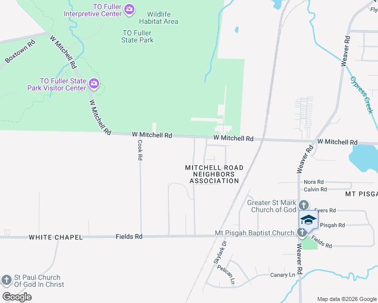 map of restaurants, bars, coffee shops, grocery stores, and more near 3435 Outlet Road in Memphis