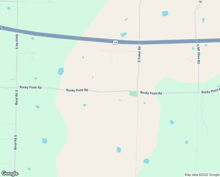 map of restaurants, bars, coffee shops, grocery stores, and more near 395 Rocky Point Road in Vilonia