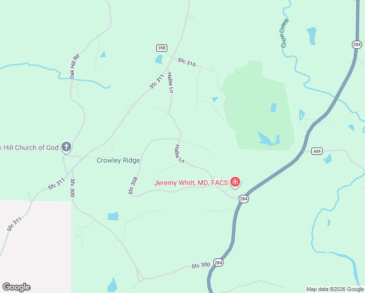 map of restaurants, bars, coffee shops, grocery stores, and more near 16 Sfc 308 in Forrest City