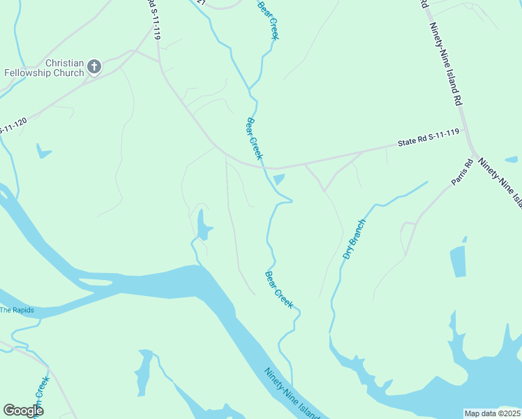 map of restaurants, bars, coffee shops, grocery stores, and more near 153 Rains Road in Blacksburg