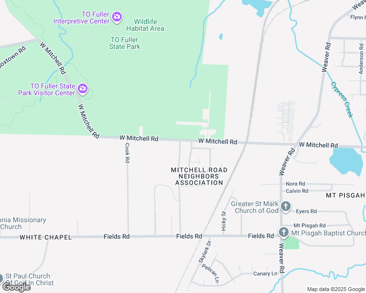 map of restaurants, bars, coffee shops, grocery stores, and more near 3388 Outlet Road in Memphis