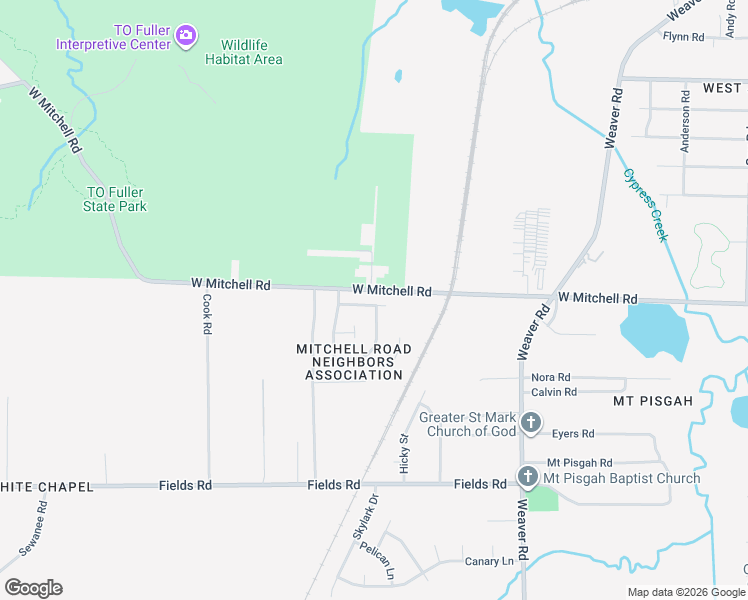 map of restaurants, bars, coffee shops, grocery stores, and more near 1176 Elder Road in Memphis