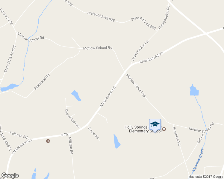 map of restaurants, bars, coffee shops, grocery stores, and more near 2075 Mount Lebanon Road in Campobello