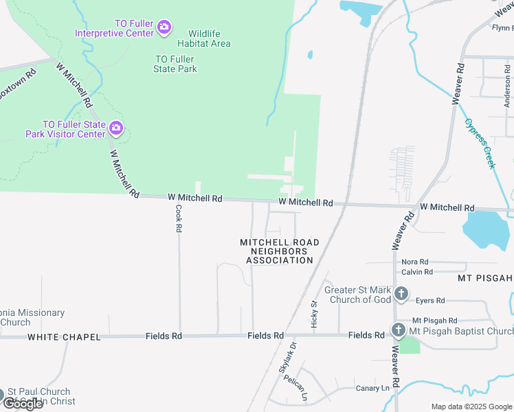 map of restaurants, bars, coffee shops, grocery stores, and more near 3388 Outlet Road in Memphis