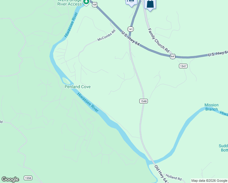 map of restaurants, bars, coffee shops, grocery stores, and more near 219 Seldom Seen Lane in Murphy