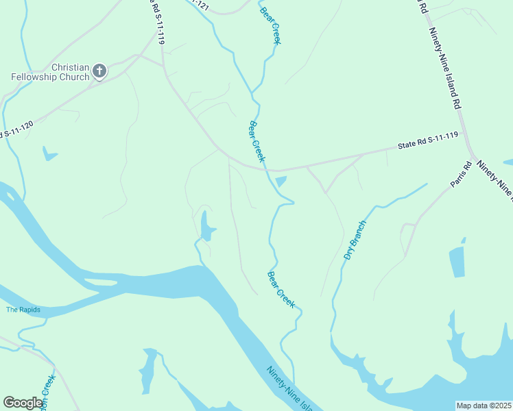 map of restaurants, bars, coffee shops, grocery stores, and more near 153 Rains Road in Blacksburg