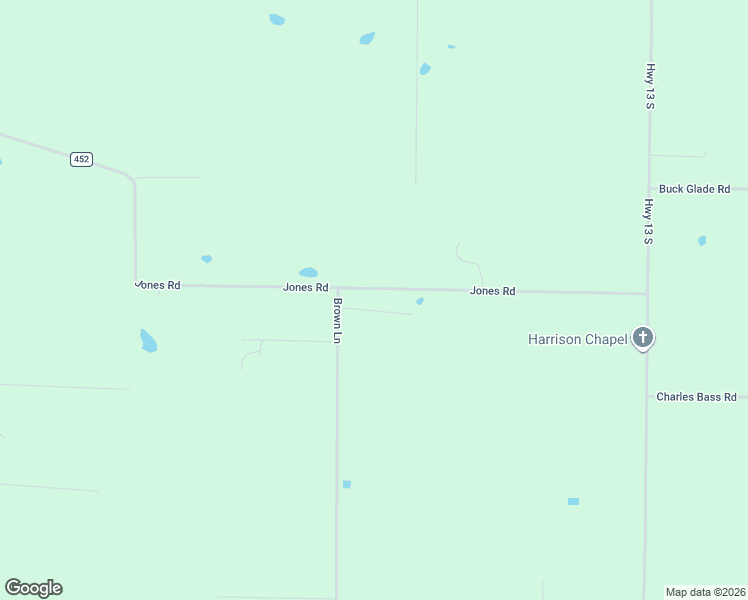 map of restaurants, bars, coffee shops, grocery stores, and more near 454 Jones Road in Beebe