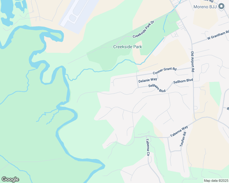 map of restaurants, bars, coffee shops, grocery stores, and more near 256 Sellhorn Boulevard in New Bern