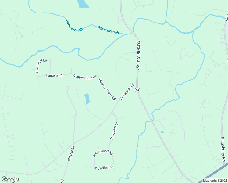 map of restaurants, bars, coffee shops, grocery stores, and more near 1612 Hunters Place Road in York