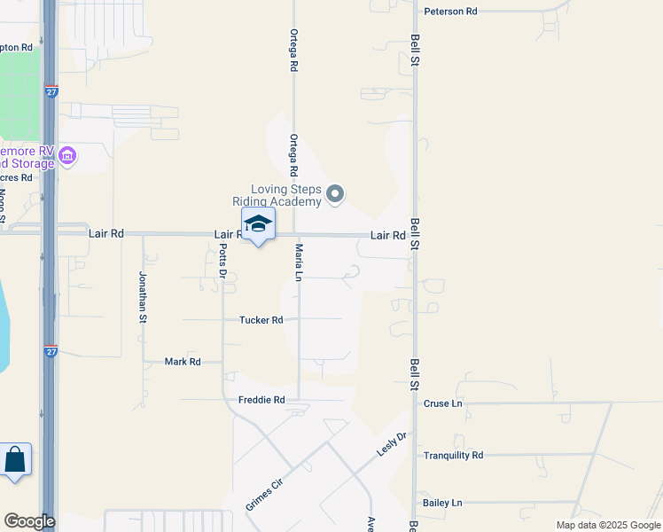 map of restaurants, bars, coffee shops, grocery stores, and more near 6300 Susie Road in Amarillo