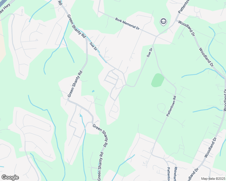 map of restaurants, bars, coffee shops, grocery stores, and more near 8273 Thoroughbred Drive in Ooltewah
