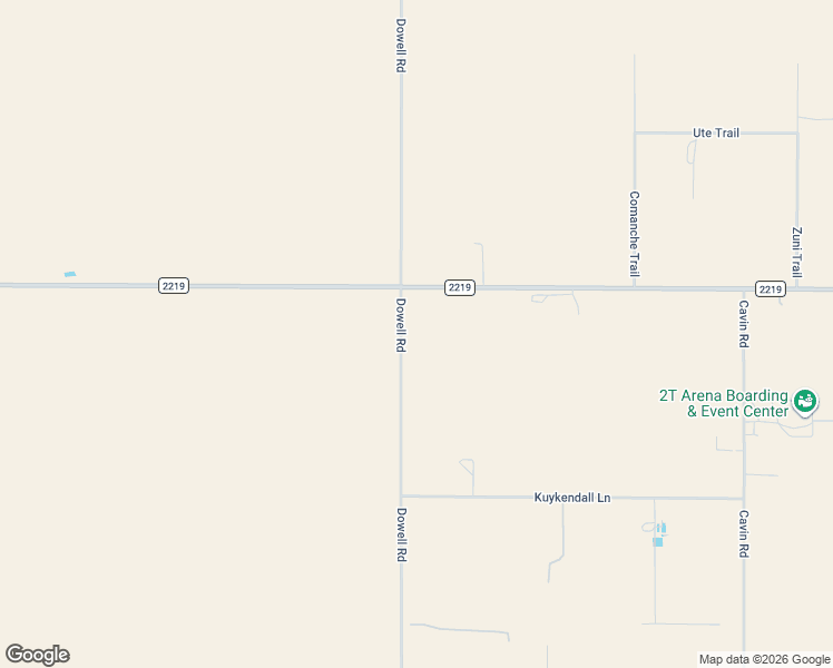 map of restaurants, bars, coffee shops, grocery stores, and more near 14935 Dowell Road in Amarillo