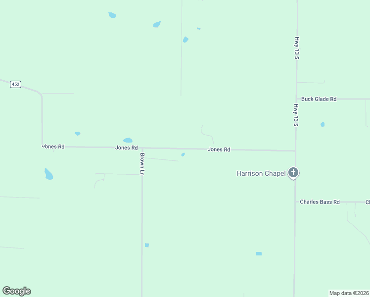 map of restaurants, bars, coffee shops, grocery stores, and more near 454 Jones Road in Beebe