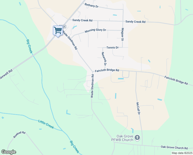 map of restaurants, bars, coffee shops, grocery stores, and more near 1860 Wade-Stedman Road in Stedman