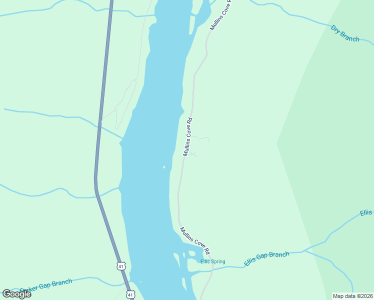map of restaurants, bars, coffee shops, grocery stores, and more near 7352 Mullins Cove Road in Whitwell