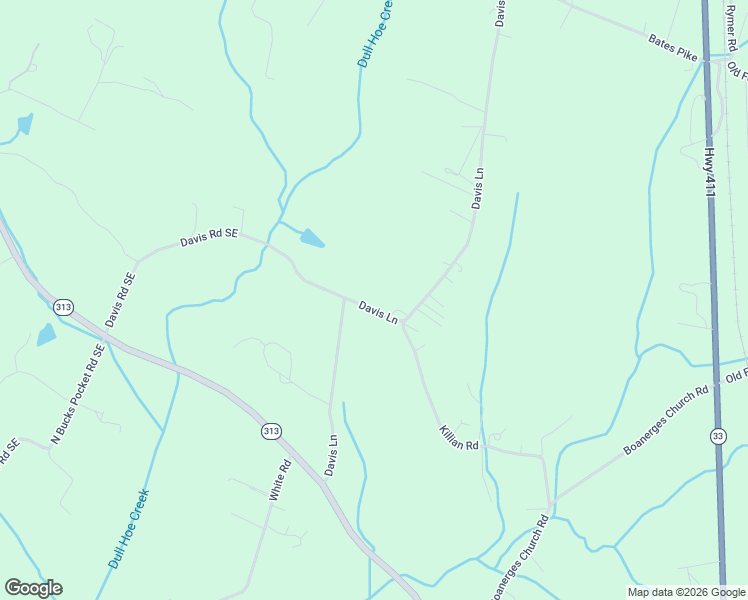 map of restaurants, bars, coffee shops, grocery stores, and more near 365 Davis Road in Old Fort