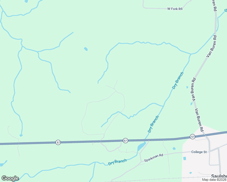 map of restaurants, bars, coffee shops, grocery stores, and more near 5220 Highway 57 in Saulsbury
