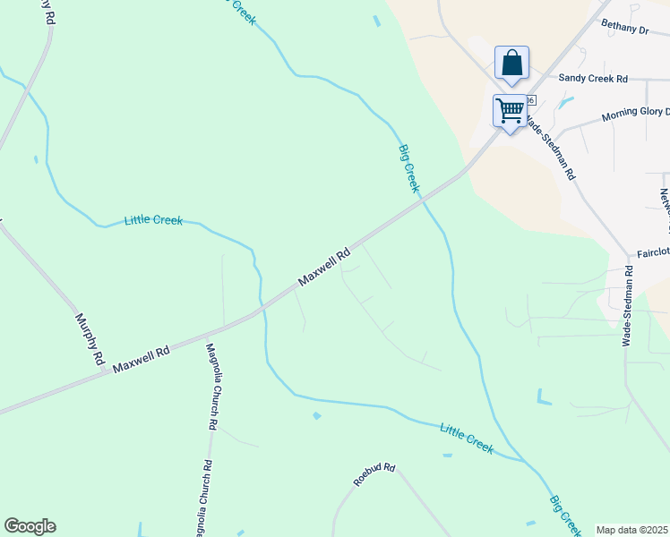 map of restaurants, bars, coffee shops, grocery stores, and more near 5910 Lowgrass Rd in Stedman