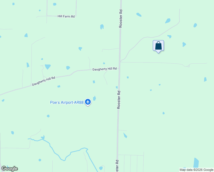 map of restaurants, bars, coffee shops, grocery stores, and more near 124 Daugherty Hill Road in Conway