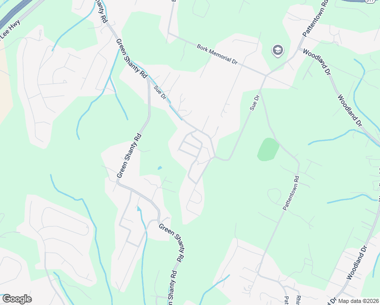 map of restaurants, bars, coffee shops, grocery stores, and more near 4450 Palomino Drive in Ooltewah