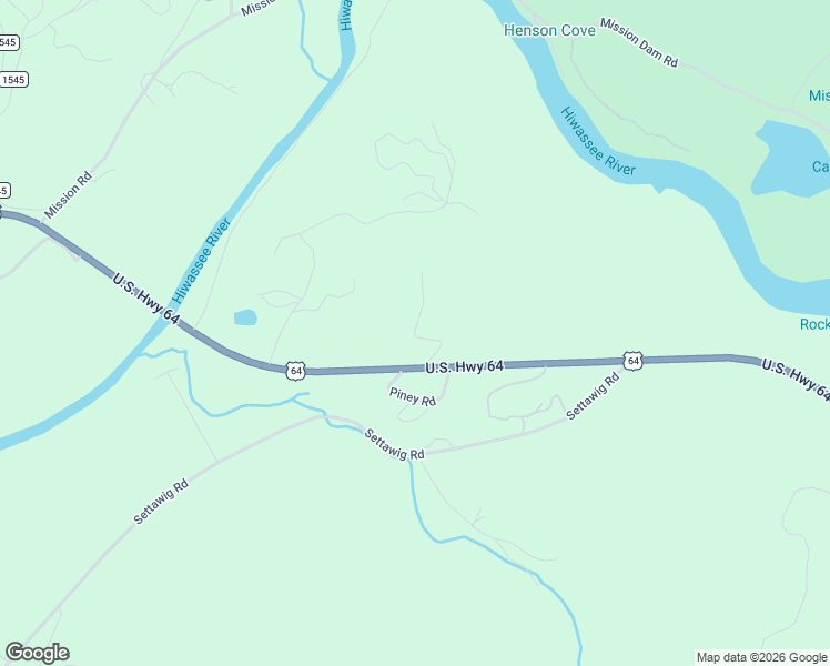 map of restaurants, bars, coffee shops, grocery stores, and more near 7426 U.S. 64 in Brasstown