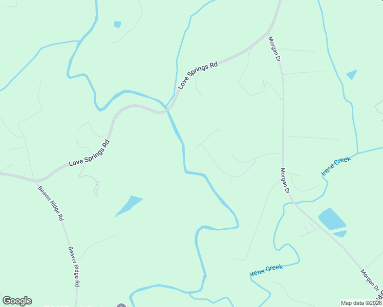 map of restaurants, bars, coffee shops, grocery stores, and more near 14 East Kings Ridge in Gaffney