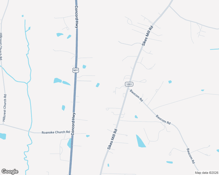 map of restaurants, bars, coffee shops, grocery stores, and more near 907 Sikes Mill Road in Monroe