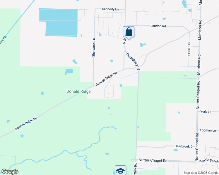 map of restaurants, bars, coffee shops, grocery stores, and more near 3815 Donnell Ridge Road in Conway