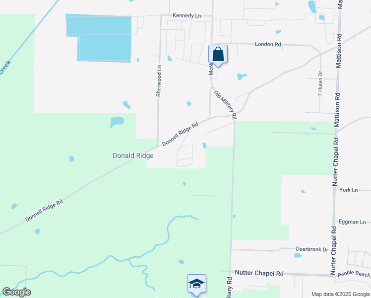 map of restaurants, bars, coffee shops, grocery stores, and more near 3899 Donnell Ridge Road in Conway