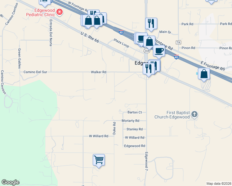 map of restaurants, bars, coffee shops, grocery stores, and more near 16 Cody in Edgewood