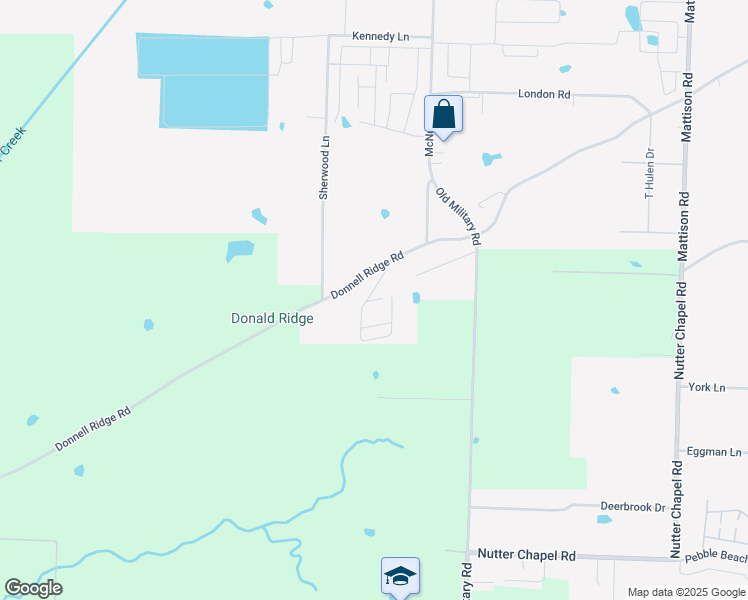 map of restaurants, bars, coffee shops, grocery stores, and more near 3899 Donnell Ridge Road in Conway