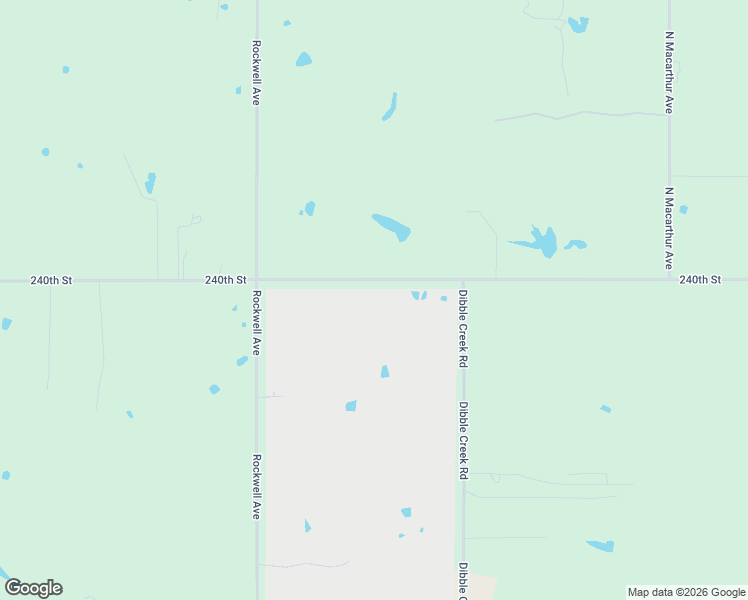map of restaurants, bars, coffee shops, grocery stores, and more near 12272 240th Street in Blanchard
